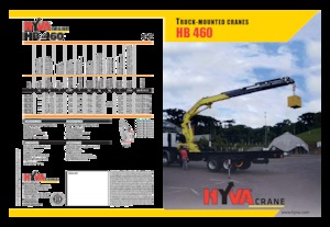 हाइड्रोलिक लोडिंग क्रेन Hyva Crane HB 460 E2