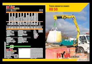 हाइड्रोलिक लोडिंग क्रेन Hyva Crane HB 50