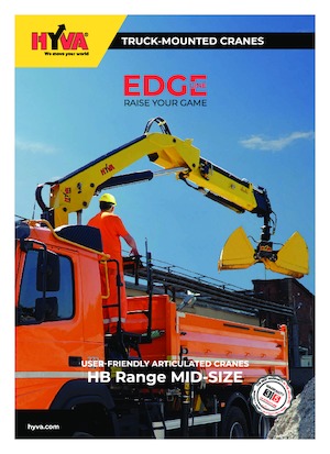 हाइड्रोलिक लोडिंग क्रेन Hyva Crane HB 90 E3