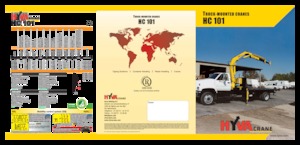 हाइड्रोलिक लोडिंग क्रेन Hyva Crane HC 101X 