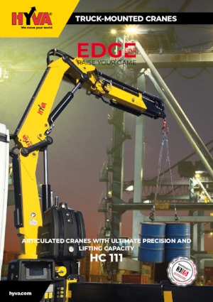 हाइड्रोलिक लोडिंग क्रेन Hyva Crane HC 111 E4