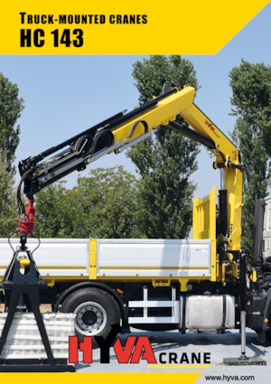 हाइड्रोलिक लोडिंग क्रेन Hyva Crane HC 143 