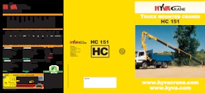 हाइड्रोलिक लोडिंग क्रेन Hyva Crane HC 151X 
