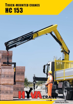हाइड्रोलिक लोडिंग क्रेन Hyva Crane HC 153 E6