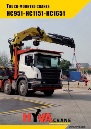 हाइड्रोलिक लोडिंग क्रेन Hyva Crane HC 951 J6 