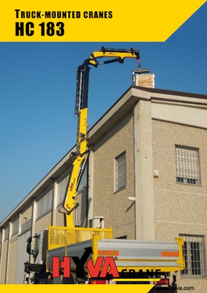 हाइड्रोलिक लोडिंग क्रेन Hyva Crane HC 183 E6