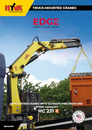 हाइड्रोलिक लोडिंग क्रेन Hyva Crane HC 231 E2 