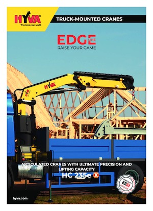 हाइड्रोलिक लोडिंग क्रेन Hyva Crane HC 235e X E3 