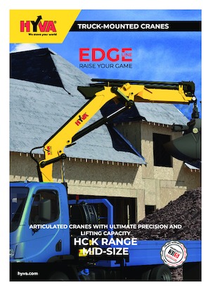 हाइड्रोलिक लोडिंग क्रेन Hyva Crane HC 243K E2 