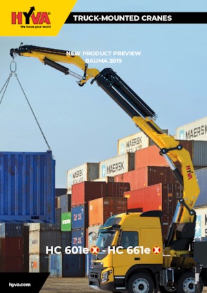 हाइड्रोलिक लोडिंग क्रेन Hyva Crane HC 661e E2 