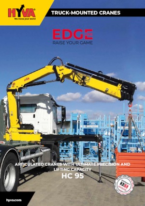 हाइड्रोलिक लोडिंग क्रेन Hyva Crane HC 95 E3 