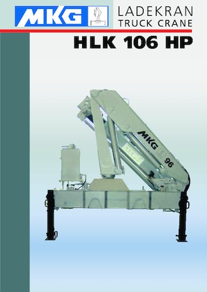 हाइड्रोलिक लोडिंग क्रेन MKG HLK 106 HP a5