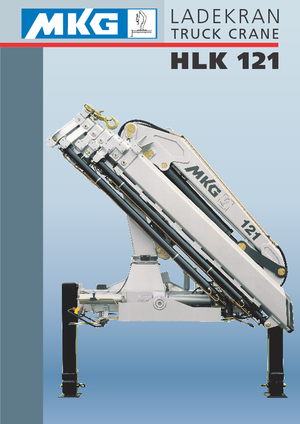 हाइड्रोलिक लोडिंग क्रेन MKG HLK 121 a2 
