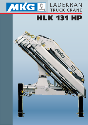 हाइड्रोलिक लोडिंग क्रेन MKG HLK 131 HP a3