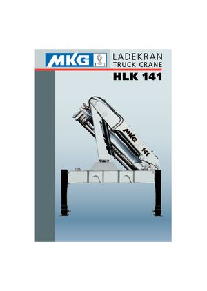 हाइड्रोलिक लोडिंग क्रेन MKG HLK 141 a3