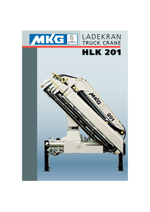 हाइड्रोलिक लोडिंग क्रेन MKG HLK 201 HP a4