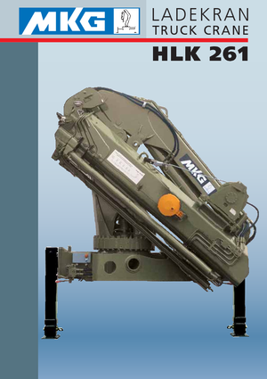 हाइड्रोलिक लोडिंग क्रेन MKG HLK 261 a7 