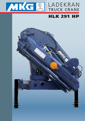 हाइड्रोलिक लोडिंग क्रेन MKG HLK 291 HP a4 