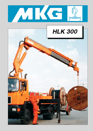 हाइड्रोलिक लोडिंग क्रेन MKG HLK 300 a4
