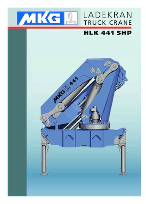 हाइड्रोलिक लोडिंग क्रेन MKG HLK 441 SHP a8 