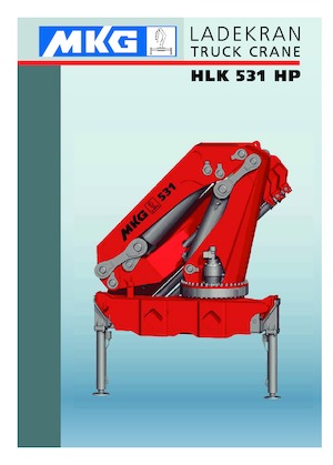 हाइड्रोलिक लोडिंग क्रेन MKG HLK 531 HP a5