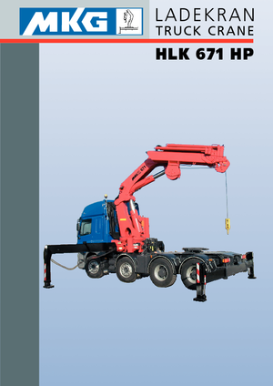 हाइड्रोलिक लोडिंग क्रेन MKG HLK 671 HP a5