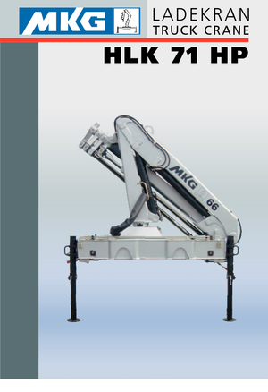 हाइड्रोलिक लोडिंग क्रेन MKG HLK 71 HP a1 