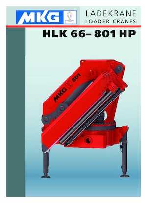 हाइड्रोलिक लोडिंग क्रेन MKG HLK 115 HP a3 