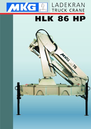 हाइड्रोलिक लोडिंग क्रेन MKG HLK 86 HP a3