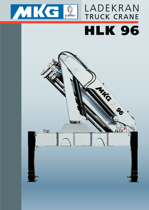 हाइड्रोलिक लोडिंग क्रेन MKG HLK 96 a2 