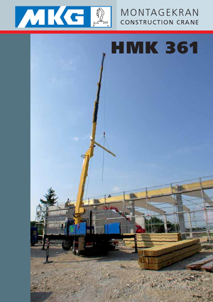 हाइड्रोलिक लोडिंग क्रेन MKG HMK 361 a3 L