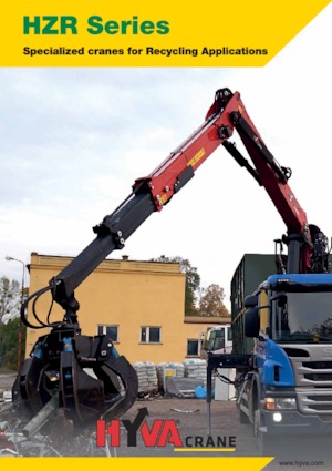 हाइड्रोलिक लोडिंग क्रेन Hyva Crane HZR100 Z1 