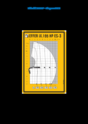हाइड्रोलिक लोडिंग क्रेन Effer IX.195 HP ES3 
