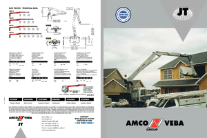 हाइड्रोलिक लोडिंग क्रेन Amco Veba JT 330-3 S