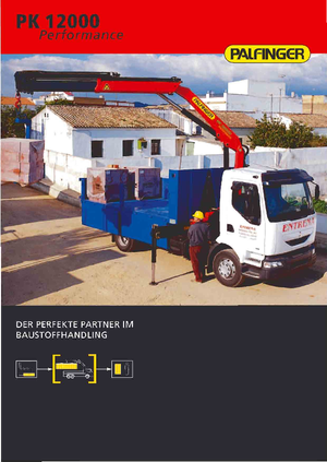 हाइड्रोलिक लोडिंग क्रेन Palfinger PK 12000 C