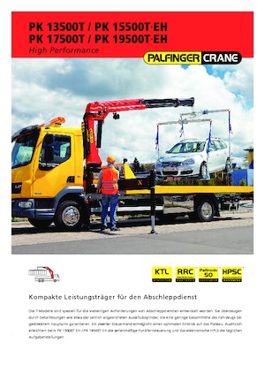 हाइड्रोलिक लोडिंग क्रेन Palfinger PK 13500 T B