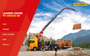 हाइड्रोलिक लोडिंग क्रेन Palfinger PK 92002 SH G