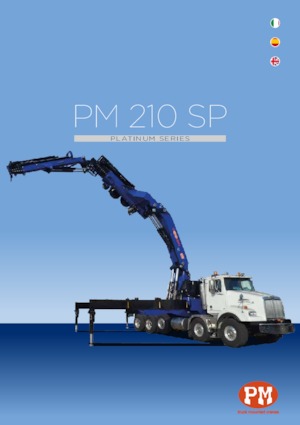 हाइड्रोलिक लोडिंग क्रेन PM PM 210 SP