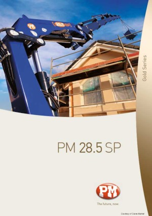 हाइड्रोलिक लोडिंग क्रेन PM PM 28526 SP + J614.20