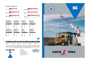 हाइड्रोलिक लोडिंग क्रेन Amco Veba SC 4021
