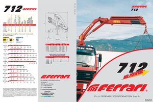 हाइड्रोलिक लोडिंग क्रेन Ferrari® SC 712 A2 