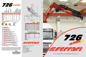 हाइड्रोलिक लोडिंग क्रेन Ferrari® SC 726R A2 