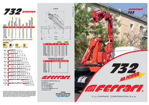 हाइड्रोलिक लोडिंग क्रेन Ferrari® SC 732R A6 
