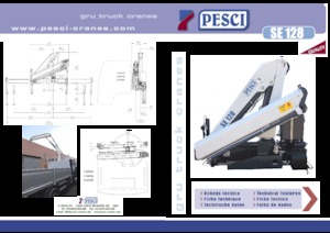 हाइड्रोलिक लोडिंग क्रेन Pesci SE 128 H2B3