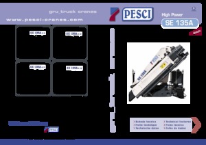 हाइड्रोलिक लोडिंग क्रेन Pesci SE 135A