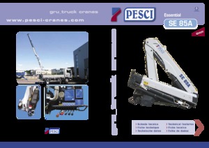 हाइड्रोलिक लोडिंग क्रेन Pesci SE 85A