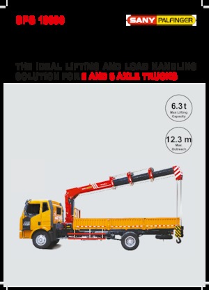 हाइड्रोलिक लोडिंग क्रेन Sany SPS 16000 A
