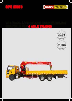 हाइड्रोलिक लोडिंग क्रेन Sany SPS 50000 B 
