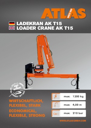 हाइड्रोलिक लोडिंग क्रेन Atlas T 15 A26