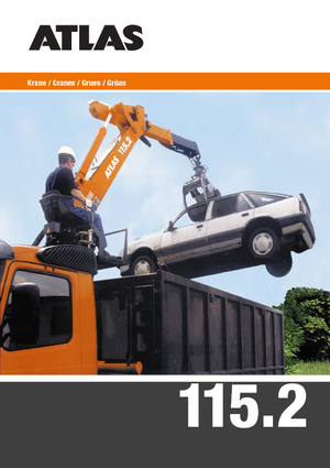 हाइड्रोलिक लोडिंग क्रेन T-Atlas TLC 115.2 A 12